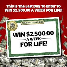 PCH Win $2.500 A Week Forever Sweepstakes